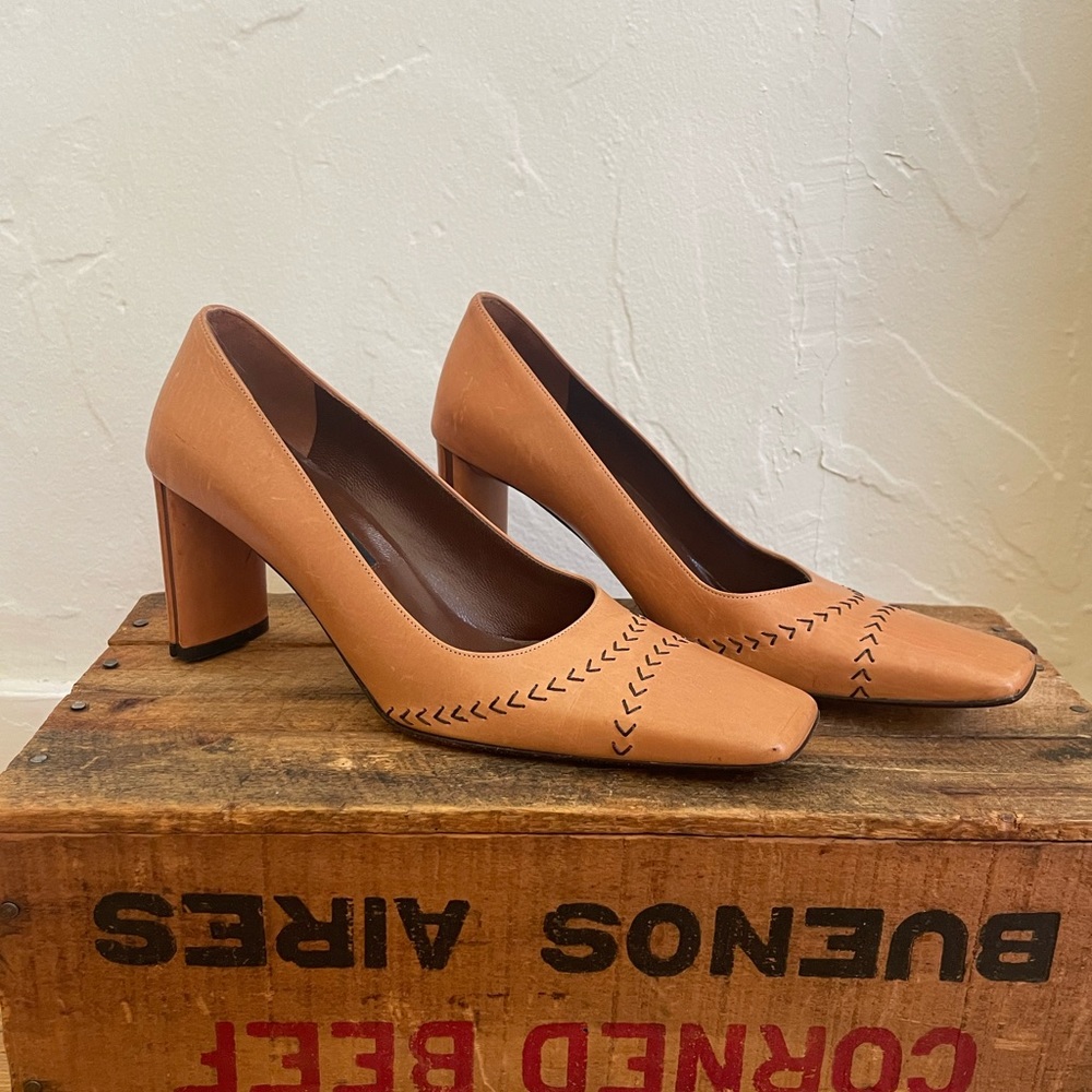 Vintage Joy & Peace 90’s leather heels